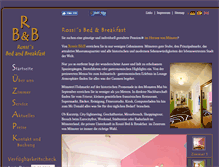 Tablet Screenshot of bedandbreakfastmuenster.de